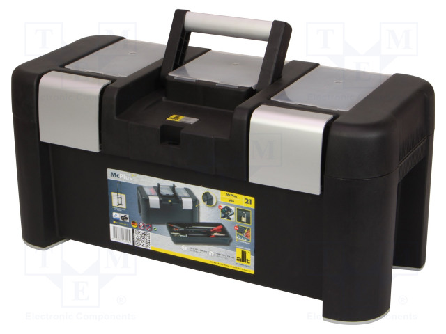 LAATIKKO - TYÖKALU-POLYPROPYLEENI - ULK.KOOT: 530X250X250MM - 10L - Työkalulaukut ja säilytyslokerot - W-457018 - 1