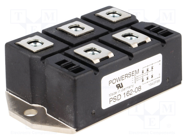 TASASUUNTAUSSILTA: KOLMIVAIHEINEN - URMAX: 0,8KV - IF: 175A - MODUULI - Tasasuuntaussillat - PSD16208 - 1