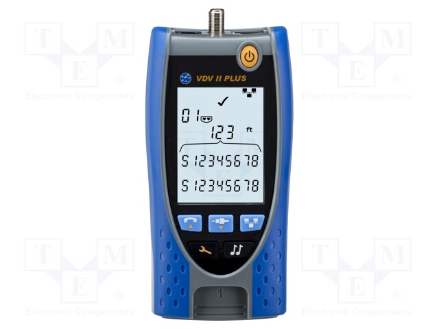 TESTERI: LAN JOHDOTUS - LCD 2,9" - MITATTAVAN JOHDON PIT: MAX.600M - LAN Testerit - TNET-R158008 - 1