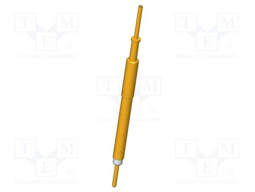 TESTAUSNEULA - 5,2MM - 5A - CUBE - KULLATTU - Ø: 1MM - HAMMASTETTU - 0,5N - Mittausneulat - SKS-415-0048 - 1