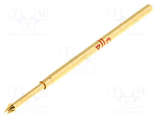 TESTAUSNEULA - VIETEREIDEN MURTOSUOJA: 6,35MM - 6,35MM - 6,5A - PÄÄ 08 - Mittausneulat - IT100-P08 - 1