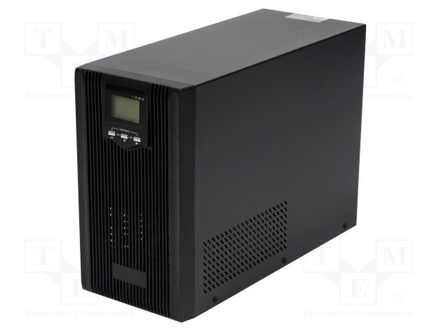 UPS VIRTALÄHDE - 2,4KW - 3KVA - 230V - IEC C13 X3,SCHUKO X3 - 0÷40°C - UPS ja tietokeneen virtalähteet - TS1-3K0-LI-MC-BC48 - 1