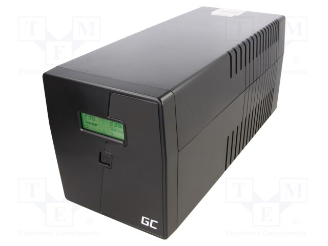 UPS VIRTALÄHDE - 700W - 1KVA - 207÷253V - 353X149X162MM - 7AH - 50÷60HZ - UPS ja tietokeneen virtalähteet - GC-UPS08 - 1