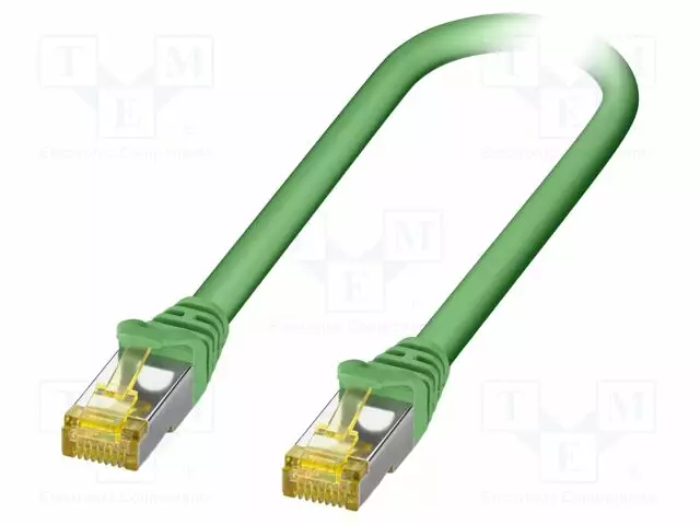 PATCH KAAPELI - S/FTP - CAT 6A - RJ45-PISTOKE,MOLEMMIN PUOLIN - LANKA - RJ45 Ethernet kaapelit - 1523708 - 1