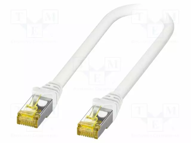 PATCH KAAPELI - S/FTP - CAT 6A - RJ45-PISTOKE,MOLEMMIN PUOLIN - LANKA - RJ45 Ethernet kaapelit - 1698028 - 1