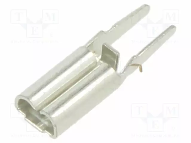 PURISTUSLIITIN - LITTEÄ - 2,8MM - 0,8MM - NAARAS - THT - MESSINKI - TINATTU - SUORA - Juotoskorvat ja kaapeliliittimet - PCB - 3785F08.68 - 1