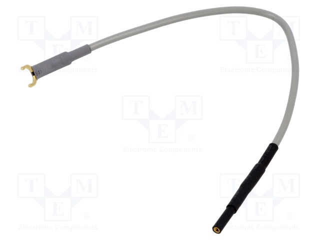 MAADOITUSJOHTO - PISTORASIA 0,6MM,HAARUKKALIITIN - HARMAA - Oskilloskooppien mittapäät - CT3669-15-8 - 1