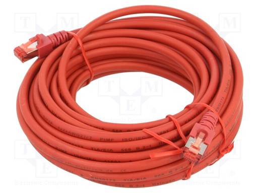 PATCH KAAPELI - U/UTP - CAT: 6 - RJ45-PISTOKE,MOLEMMIN PUOLIN - LANKA - CU - RJ45 Ethernet kaapelit - HELUKAT-803108 - 1