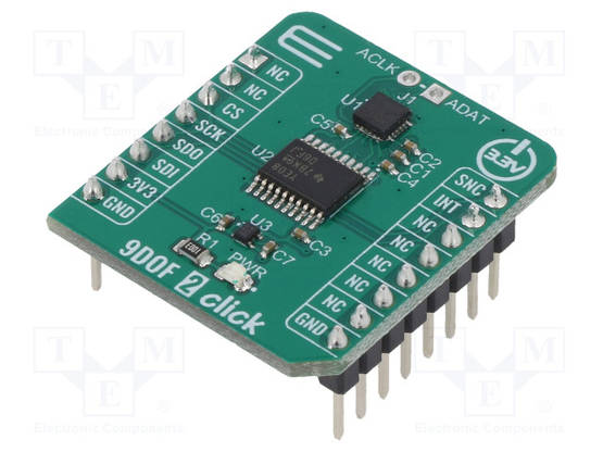 CLICK BOARD - PROTOTYYPPIPIIRILEVY - KOMP: ICM-20948 - 3,3VDC - Laajennuslevyt - MIKROE-4128 - 1