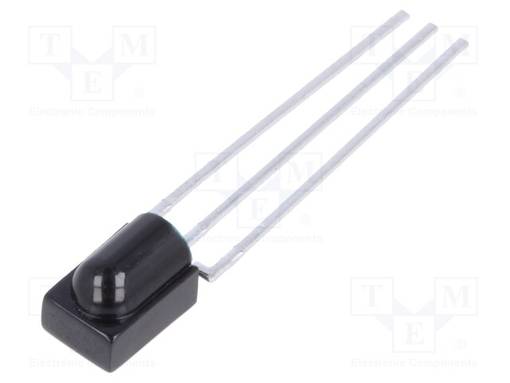 INTEGROITU INFRAPUNAVASTAANOTIN - 38KHZ - 2,5÷5,5V - 45° - IR vastaanottomodulit - TSOP38238 - 1