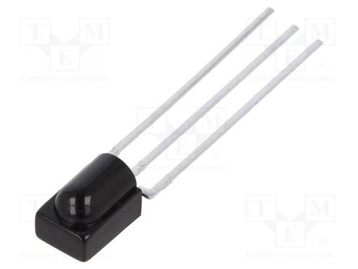 INTEGROITU INFRAPUNAVASTAANOTIN - 38KHZ - 2÷3,6V - 45° - IR vastaanottomodulit - TSOP98638 - 1