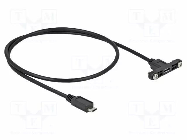 KAAPELI - USB 2.0 - USB B MICRO NAARASLIITIN,USB B MIKROPISTOKE - USB kaapelit ja adapterit - DELOCK-35108 - 1