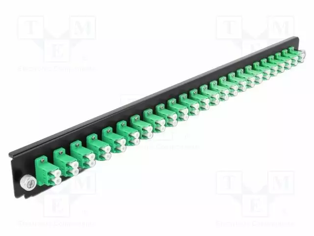PATCH-VALOKUITUPANEELI - LC DUPLEX - DUPLEX,RACK - MUSTA - RACK 19" - Tietokonetarvikkeet - muut - DELOCK-43358 - 1