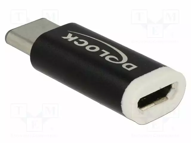 ADAPTERI - USB 2.0,USB 3.1 GEN 1 - LIITTIMEN VÄRI: MUSTA - USB kaapelit ja adapterit - DELOCK-65678 - 1