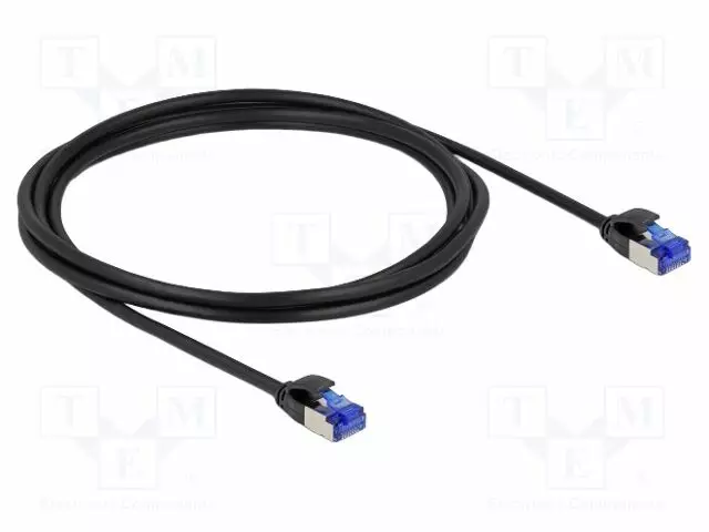 PATCH KAAPELI - S/FTP - CAT: 6A - RJ45-PISTOKE,MOLEMMIN PUOLIN - 2M - RJ45 Ethernet kaapelit - DELOCK-80228 - 1