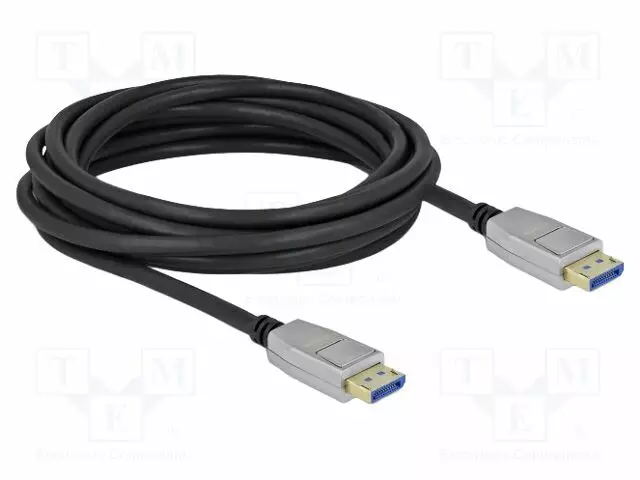 KAAPELI - DISPLAYPORT-PISTOKE,MOLEMMIN PUOLIN - DISPLAYPORT 2.0 - HDMI, DVI, DisplayPort johdot - DELOCK-80268 - 1