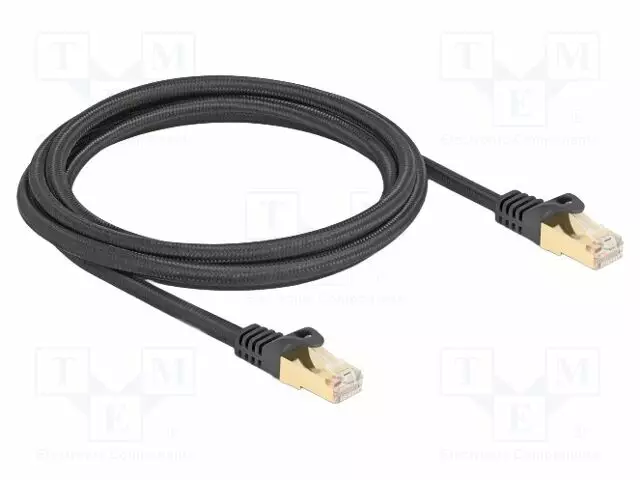 PATCH KAAPELI - S/FTP - CAT: 6A - RJ45-PISTOKE,MOLEMMIN PUOLIN - 2M - RJ45 Ethernet kaapelit - DELOCK-80318 - 1