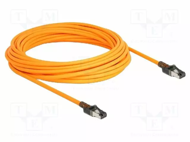 PATCH KAAPELI - S/FTP - CAT: 6A LSZH - ORANSSI - 26AWG - -20÷60°C - RJ45 Ethernet kaapelit - DELOCK-80418 - 1
