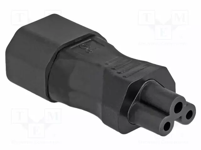 IEC C14 UROS-IEC C5 NAARAS-SUORA - 2,5A - 250V - Tietokone- ja laitejohdot - DELOCK-80468 - 1