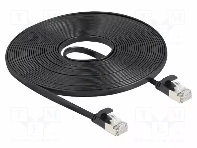 PATCH KAAPELI - U/FTP - CAT: 6A - RJ45-PISTOKE,MOLEMMIN PUOLIN - 7,5M - RJ45 Ethernet kaapelit - DELOCK-81168 - 1