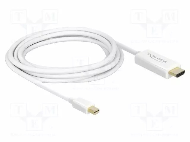 KAAPELI - HDMI-PISTOKE,MINI DISPLAYPORT-PISTOKE - FULL HD 1080P - HDMI, DVI, DisplayPort johdot - DELOCK-83708 - 1