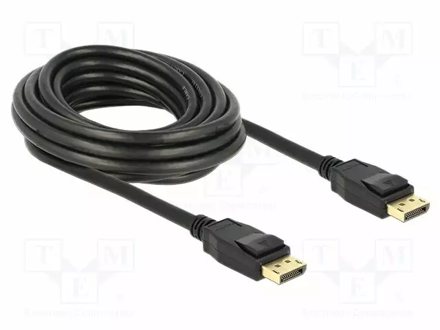 KAAPELI - DISPLAYPORT-PISTOKE,MOLEMMIN PUOLIN - DISPLAYPORT 1.2 - HDMI, DVI, DisplayPort johdot - DELOCK-83808 - 1