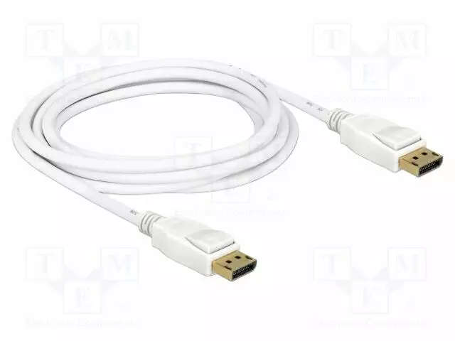 KAAPELI - DISPLAYPORT-PISTOKE,MOLEMMIN PUOLIN - DISPLAYPORT 1.2 - HDMI, DVI, DisplayPort johdot - DELOCK-84878 - 1