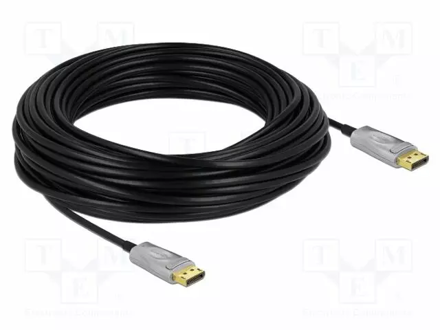 KAAPELI - DISPLAYPORT-PISTOKE,MOLEMMIN PUOLIN - LSZH - PIT: - HDMI, DVI, DisplayPort johdot - DELOCK-85888 - 1