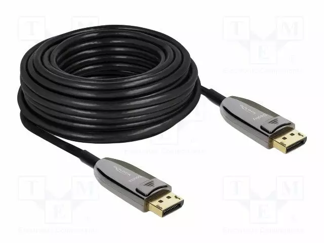 KAAPELI - DISPLAYPORT-PISTOKE,MOLEMMIN PUOLIN - TPU - PIT: - HDMI, DVI, DisplayPort johdot - DELOCK-87108 - 1