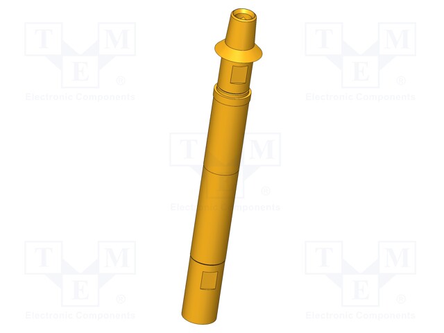 TESTAUSNEULA - VIETEREIDEN MURTOSUOJA: 2MM - 3,7MM - 3A - CUBE - KULLATTU - Mittausneulat - HFS-810-0208 - 1