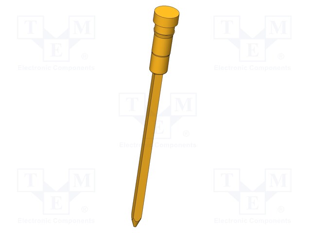 LIITIN - MESSINKI - KULLATTU - Ø: 1,8MM - LITTEÄ - KT-158 - PAINETTAVA - Mittausneulat - IGN-9408 - 1