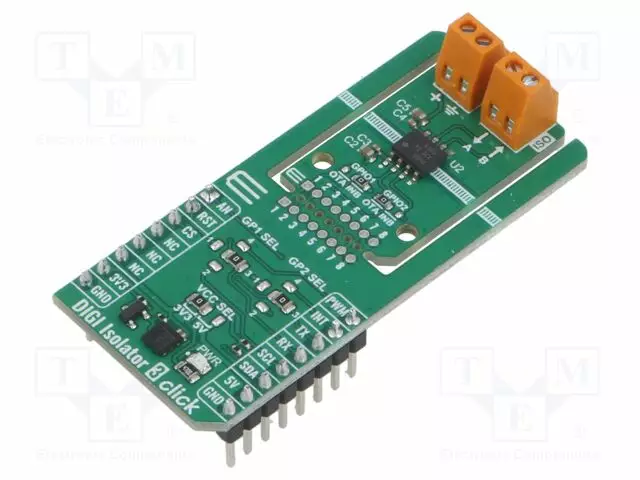 CLICK BOARD - ISO6521DR - PROTOTYYPPIPIIRILEVY - 3,3VDC,5VDC - Kehityspakettien lisätarvikkeet - MIKROE-6518 - 1
