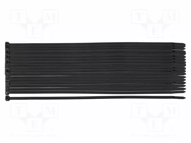 NIPPUSIDE - L: 200MM - W: 3,6MM - MUSTA - POLYAMIDI - 100KPL - EXTREME - Nippusiteet - NEO-01-628 - 1