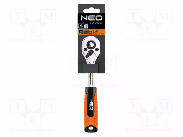 WRENCH: RATTLE - 3/8" - WITH SWITCH - 210MM - TEETH: 45 - Hylsyavaimet - NEO-08-508 - 1