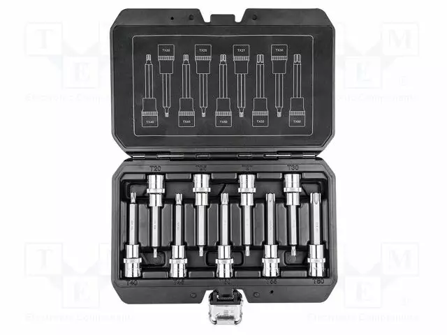 AVAINSARJA - HYLSY-TORX® - 1/2" - 100MM - 9KPL - Hylsyavainsarjat - NEO-08-708 - 1