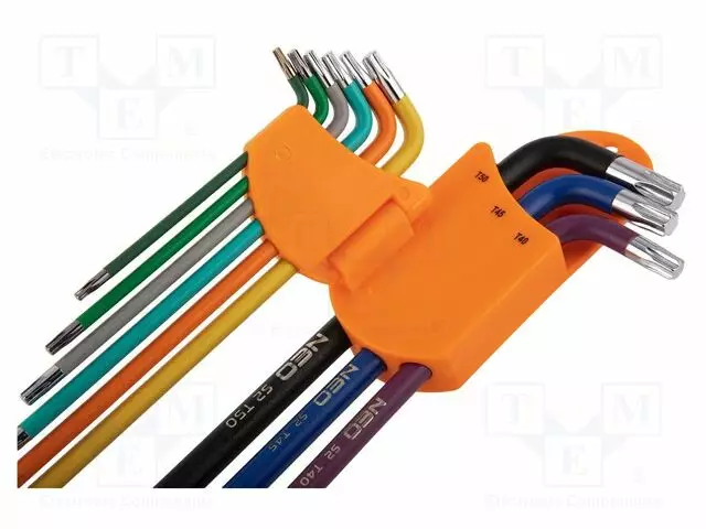 AVAIN: TORX®-SARJA - 9KPL - Kuusiokolo- ja TORX avaimet - NEO-09-518 - 1