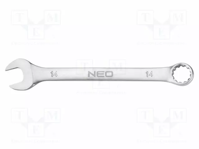 WRENCH: COMBINATION SPANNER - DOUBLE-SIDED - 14MM - L: 180MM - Vääntötyökalut ja kiintolenkit - NEO-09-658 - 1
