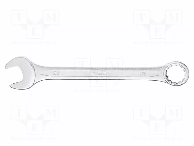 WRENCH: COMBINATION SPANNER - DOUBLE-SIDED - 28MM - L: 10MM - Vääntötyökalut ja kiintolenkit - NEO-09-728 - 1