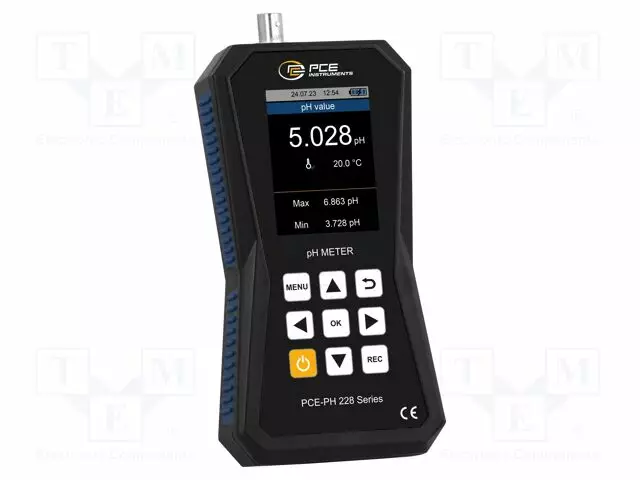 MITTARI: PH - LCD - -2÷20PH - KOOT: 178X85X32MM - MITTAUSMUISTI: 100000 - PH mittarit - PCE-PH228 - 1