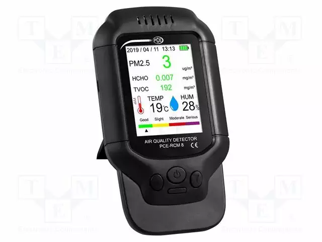 MITTARI: ILMANLAATU-KOSTEUDEN MITTAUSALUE: 20÷99%RH - ±15% - 1,5S - Kaasumittarit ja -dataloggerit - PCE-RCM8 - 1