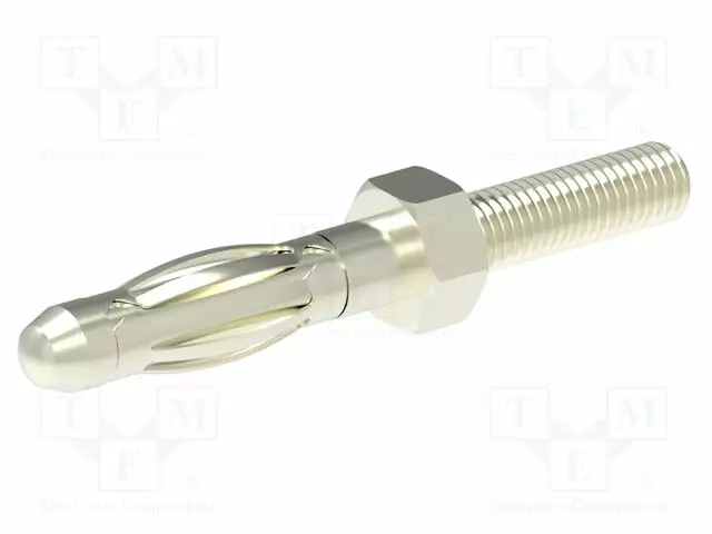 LABORATORY CONNECTOR: 4MM BANANA - PLUG - 36A - 30VAC - 60VDC - 29.9MM - Banaaniliittimet 4mm - PJP1054-8 - 1