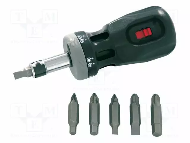 SCREWDRIVER: UNIVERSAL-SET - WITH RATCHET - Ruuvimeisselit ja sarjat - PRE-10028 - 1