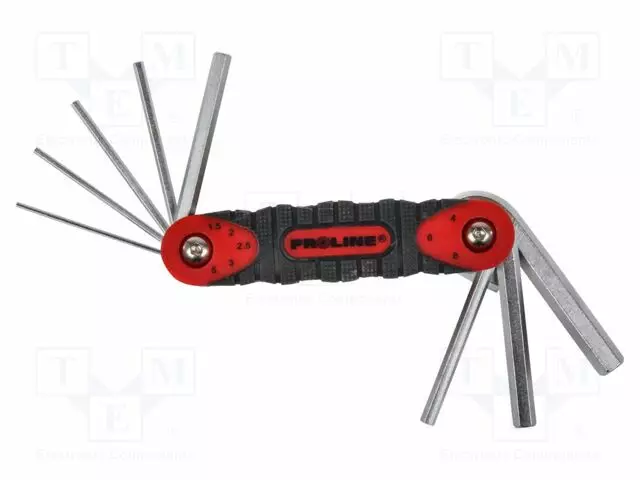 WRENCH: HEX KEY-SET - CHROM-VANADIUM STEEL - 8PCS. - Kuusiokolo- ja TORX avaimet - PRE-48368 - 1