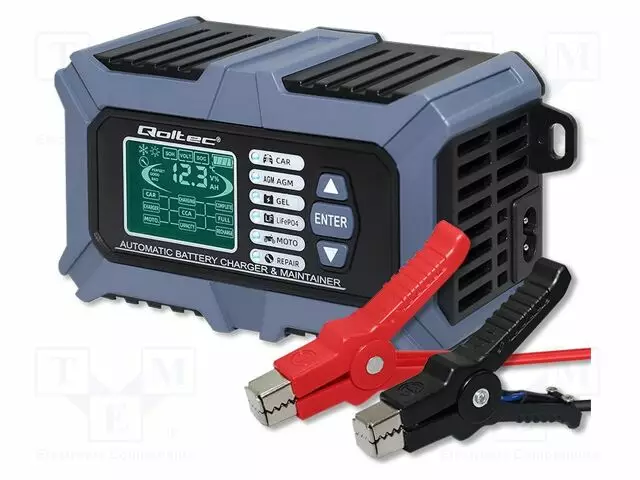 AKKULATURI - AGM,GEL (GEELI),LYIJYHAPPO,LI-FEPO4 - 6A - Akkulaturit - QOLTEC-52488 - 1