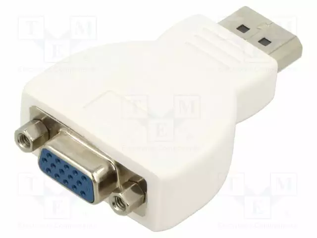 ADAPTERI - VALKOINEN - HDMI, DVI, DisplayPort johdot - DELOCK-65568 - 1