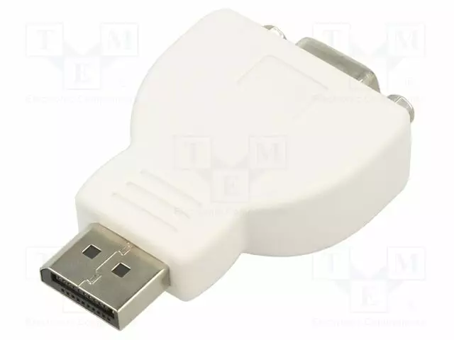 ADAPTERI - VALKOINEN - HDMI, DVI, DisplayPort johdot - DELOCK-65568 - 1
