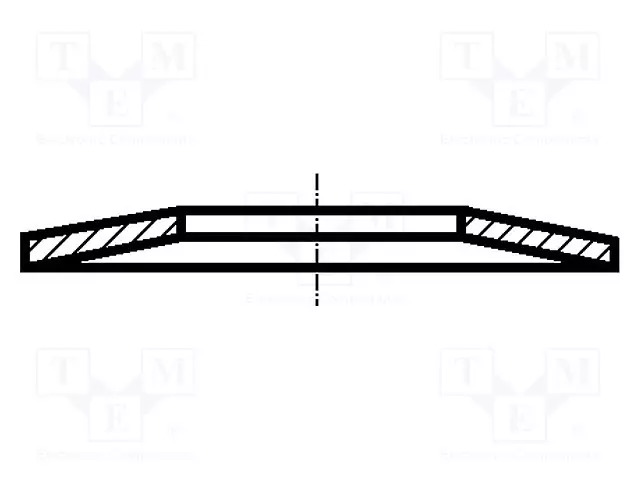 ALUSLEVY - LAUTASJOUSI,JUOSTAVA - D=12MM - H=0,85MM - BN 838 - Aluslevyt ja prikat - B126.20.5BN838 - 1