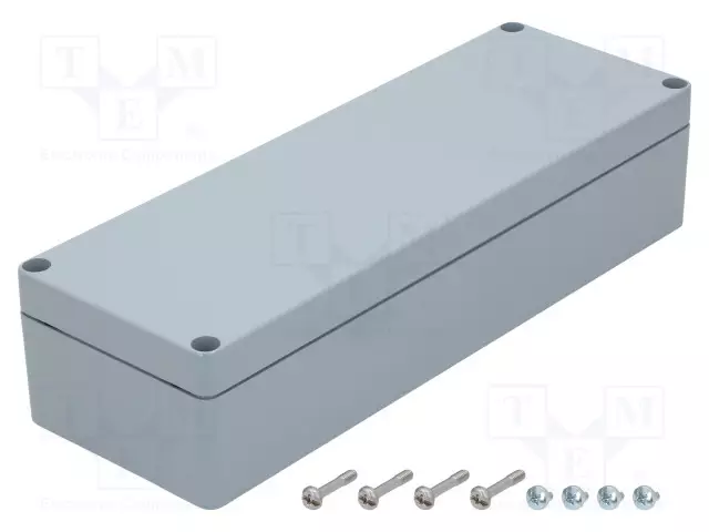 ASENNUSKOTELO - X: 125MM - Y: 362MM - Z: 81MM - ALN - ALUMIINI - Yleiskäyttöiset kotelot - ALN123608 - 1