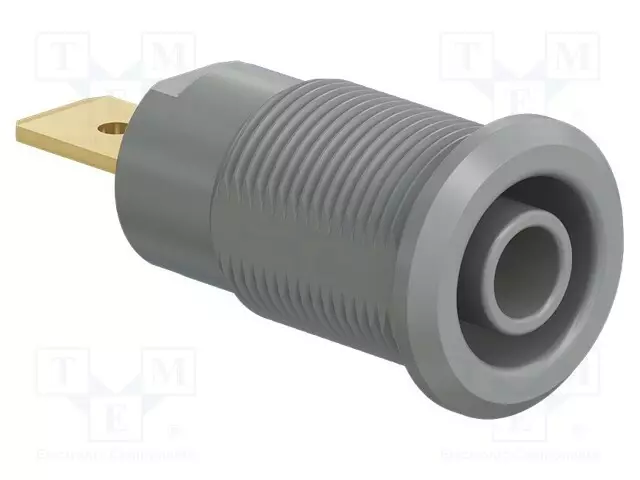 LABORATORIOBANAANILIITIN 4MM - PISTORASIA - 1KV - 32A - HARMAA - Banaanijatkoliittimet - BI-SLB4-F6.3-28 - 1