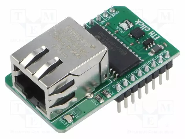 CLICK BOARD - PROTOTYYPPIPIIRILEVY - KOMP: ENC28J60 - 3,3VDC - Laajennuslevyt - MIKROE-5548 - 1